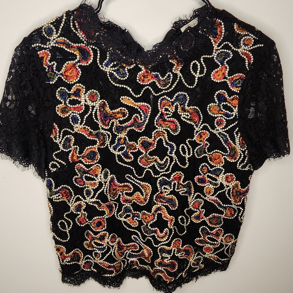 ZARA multi color top